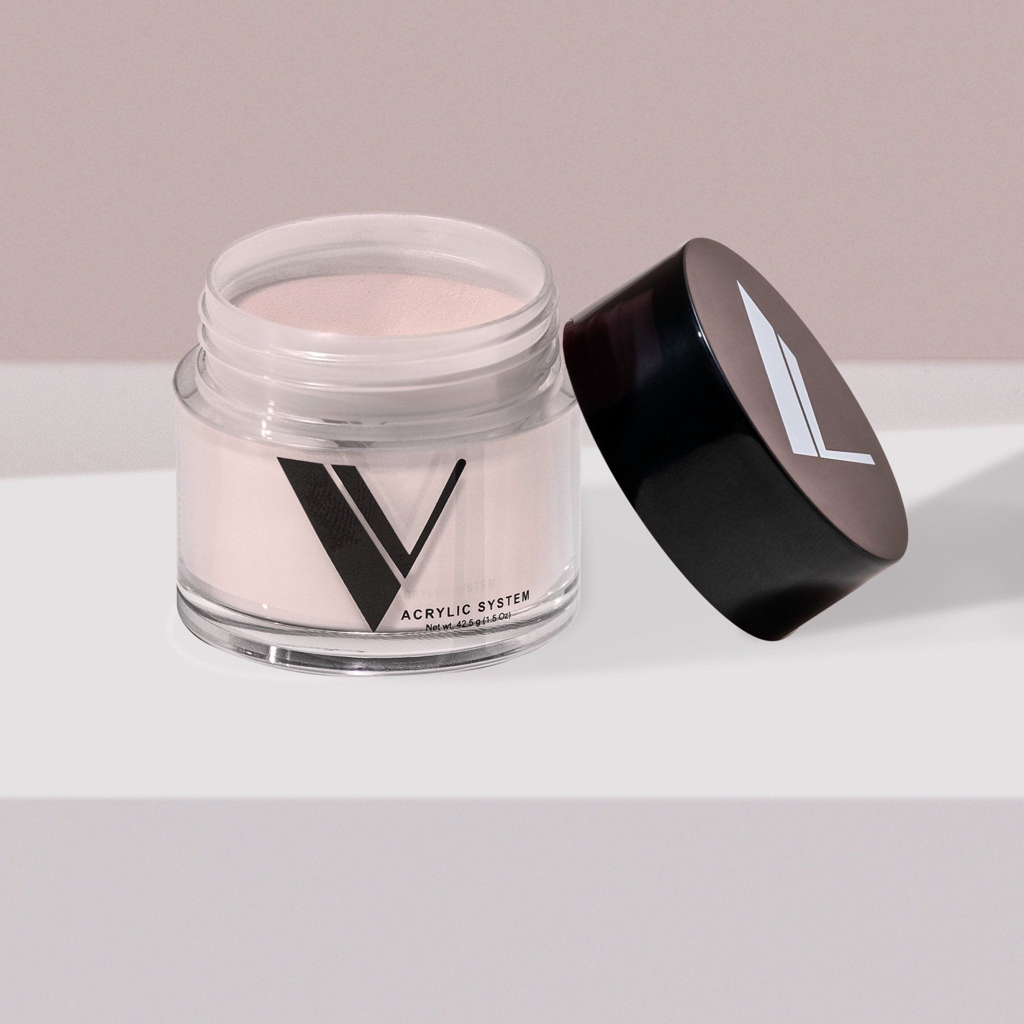 V Beauty Pure Acrylic System Cover Powder Glamorous Nude 43g
