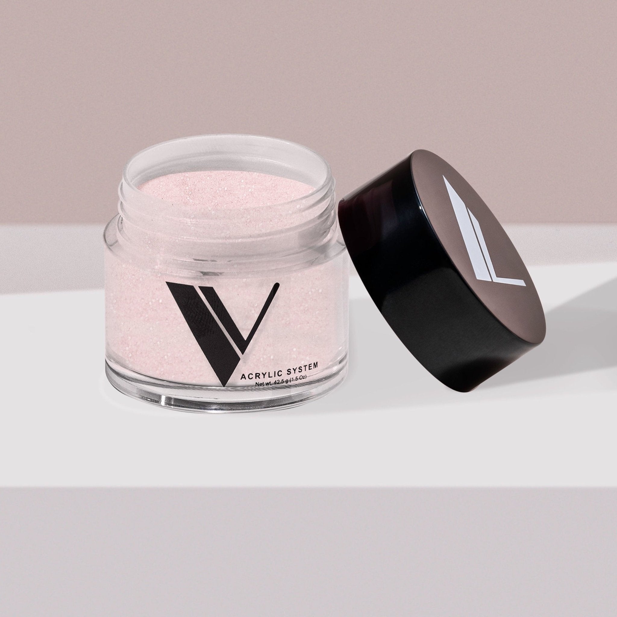 V Beauty Pure Acrylic System Cover Powder Lustrous Pink 43g
