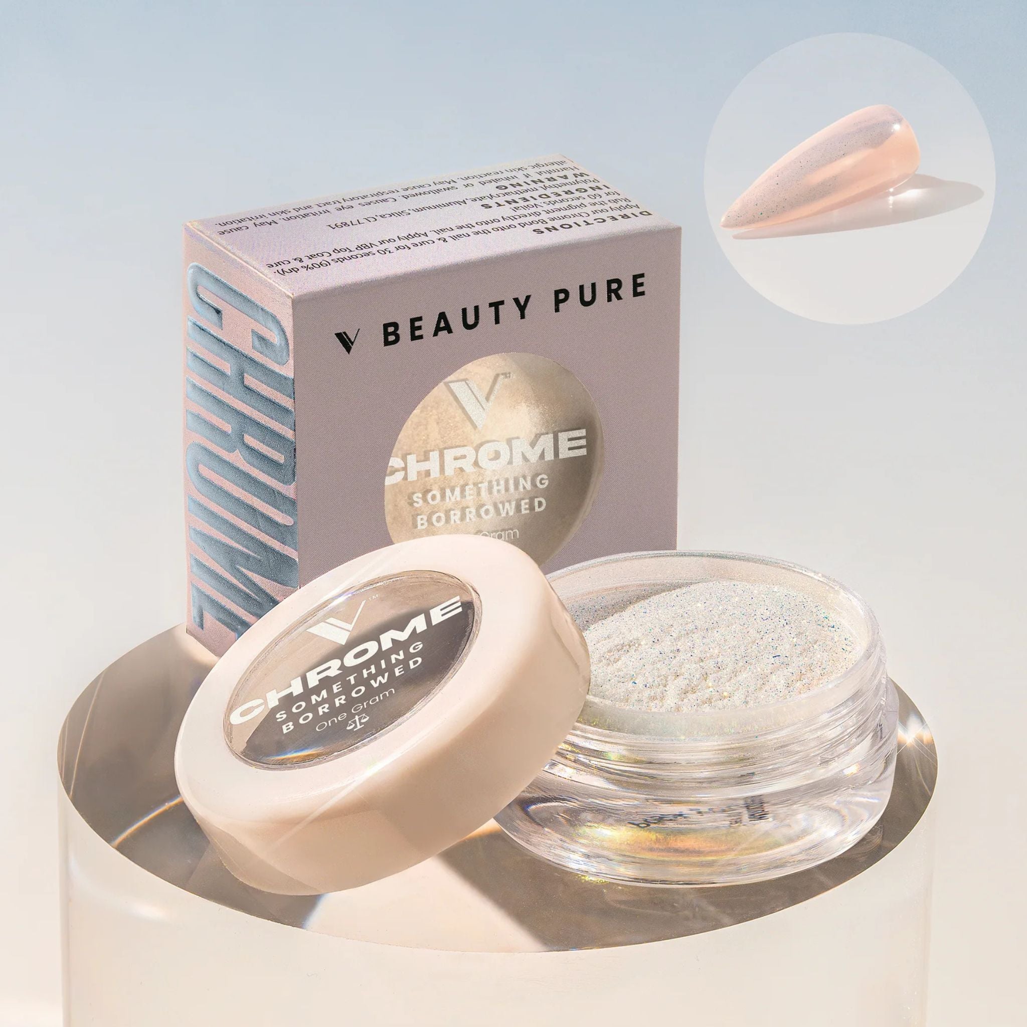 V Beauty Pure Chrome Powder Something Borrowed 1g