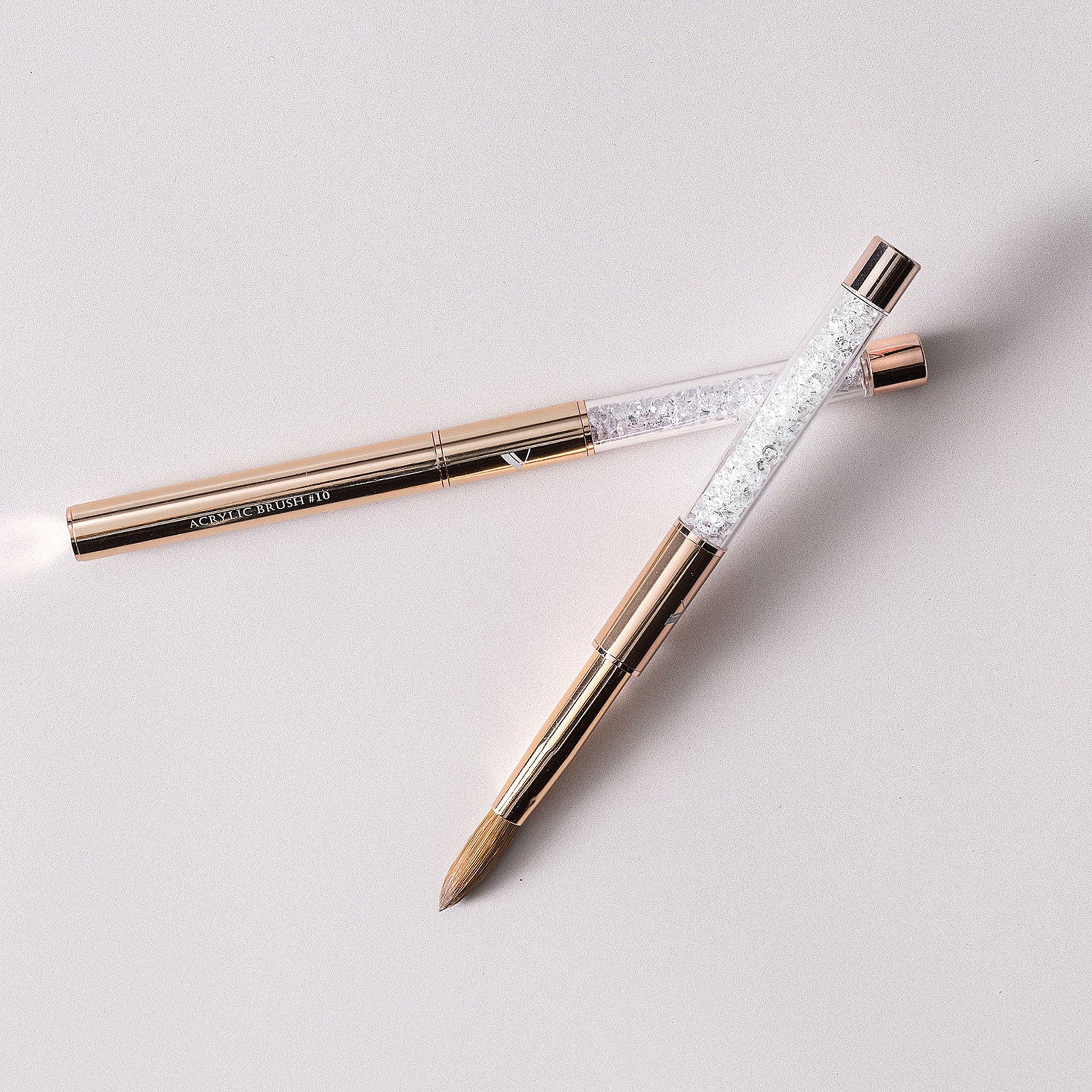 V Beauty Pure Kolinsky Brush #16 Rose Gold Edition